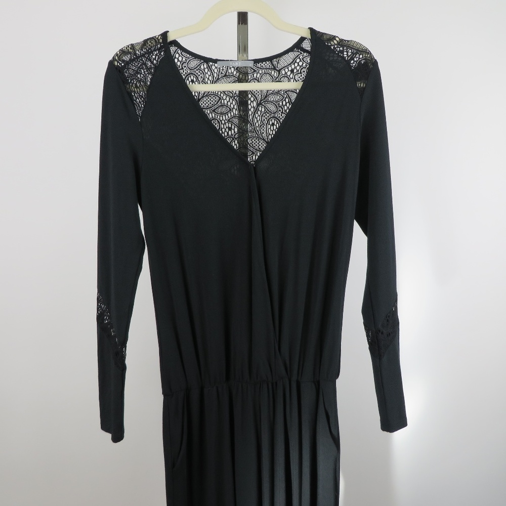 Tart black XS lace detail jumpsuit